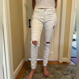 AG - The Legging Ankle white denim jeans